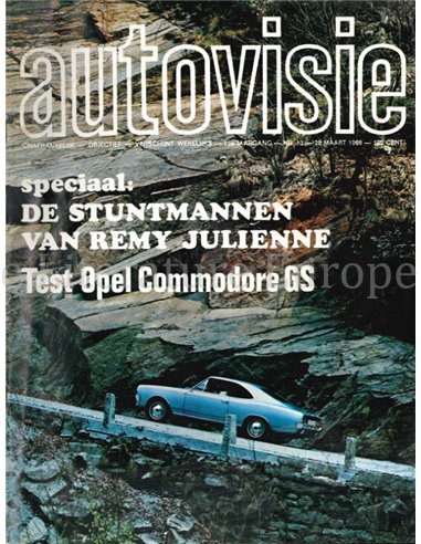 1968 AUTOVISIE MAGAZINE 13 NEDERLANDS