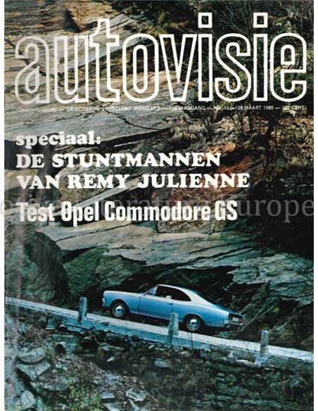 1968 AUTOVISIE MAGAZIN 13 NIEDERLÄNDISCH