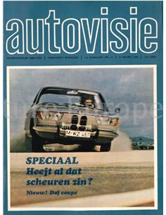 1968 AUTOVISIE MAGAZIN 11 NIEDERLÄNDISCH