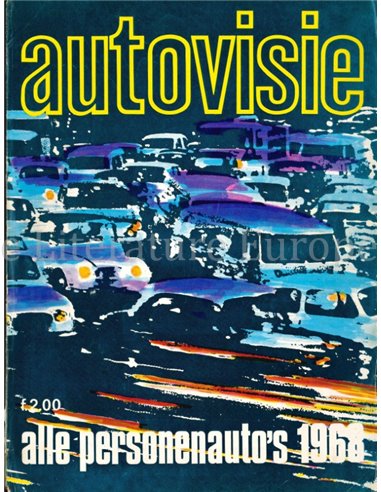 1968 AUTOVISIE MAGAZIN 6 NIEDERLÄNDISCH