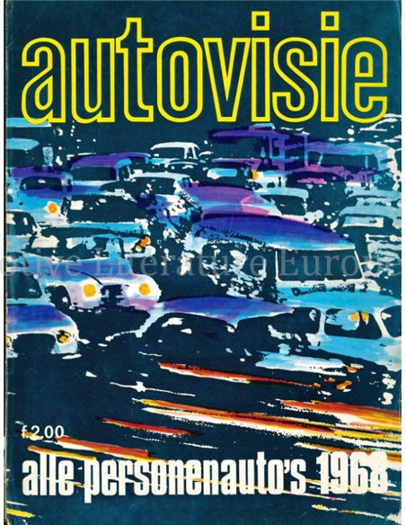 1968 AUTOVISIE MAGAZINE 6 DUTCH
