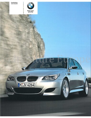 2005 BMW M5 INSTRUCTIEBOEKJE NEDERLANDS