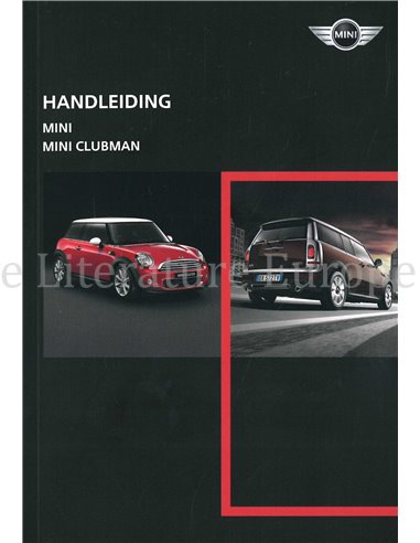 2011 MINI CLUBMAN INSTRUCTIEBOEKJE NEDERLANDS