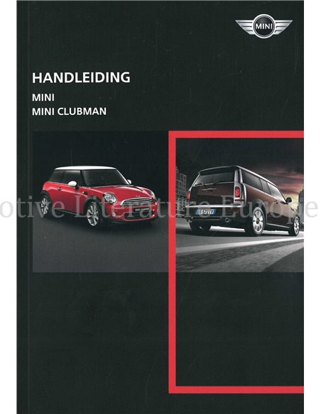 2011 MINI CLUBMAN OWNER'S MANUAL DUTCH
