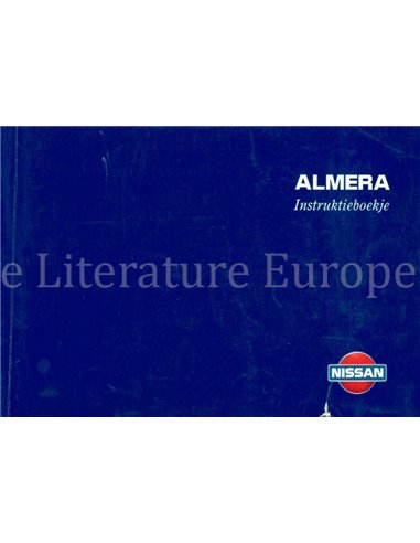 1996 NISSAN ALMERA OWNER'S MANUAL DUTCH