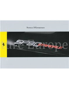 2020 FERRARI SF90 STRADALE INSTRUCTIEBOEKJE FRANS