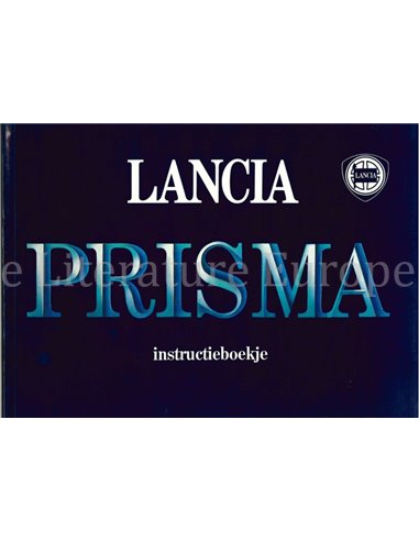 1988 LANCIA PRISMA BETRIEBSANLEITUNG NIEDERLÄNDISCH