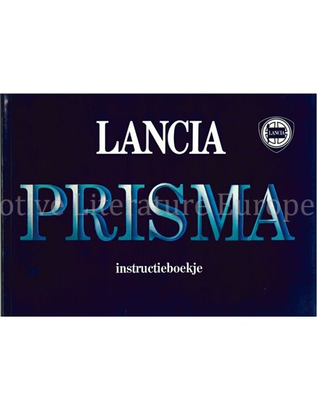 1988 LANCIA PRISMA OWNERS MANUAL DUTCH