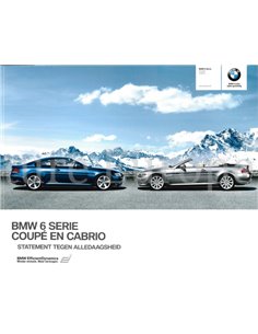2009 BMW 6 SERIE COUPÉ & CABRIO BROCHURE NEDERLANDS