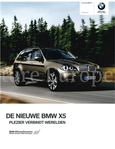 2010 BMW X5 (E70) BROCHURE DUTCH