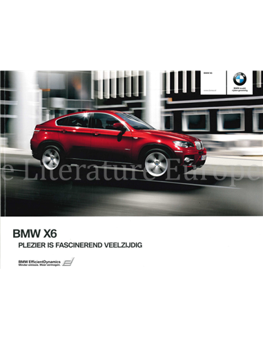 2009 BMW X6 BROCHURE NEDERLANDS