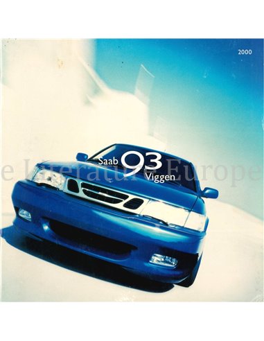 2000 SAAB 9-3 VIGGEN BROCHURE DUTCH