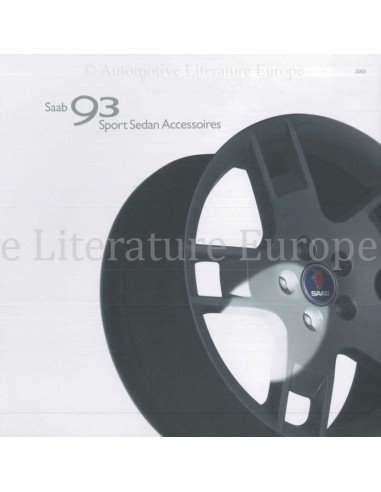 2003 SAAB 9-3 SPORT SEDAN ACCESSOIRES BROCHURE NEDERLANDS