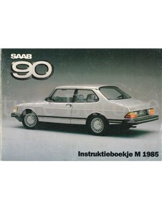 1985 SAAB 90 INSTRUCTIEBOEKJE NEDERLANDS