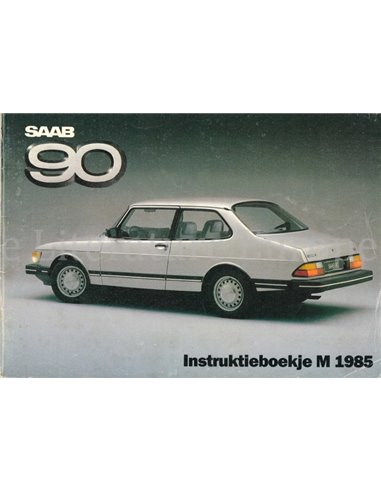 1985 SAAB 90 OWNERS MANUAL DUTCH