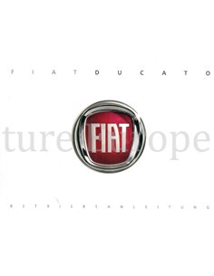 2012 FIAT DUCATO INSTRUCTIEBOEKJE DUITS