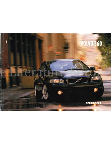 2002 VOLVO S60 INSTRUCTIEBOEKJE NEDERLANDS