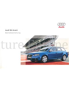 2004 AUDI S4 AVANT OWNERS MANUAL GERMAN