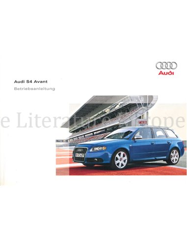 2004 AUDI S4 AVANT OWNERS MANUAL GERMAN