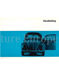 1966 VOLKSWAGEN BEETLE 1200 1300 1500 OWNERS MANUAL DUTCH