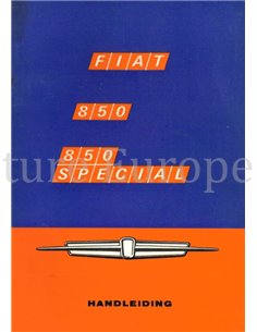 1968 FIAT 850 / SPECIAL OWNERS MANUAL DUTCH