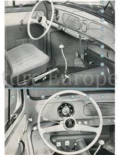 1955 VOLKSWAGEN KEVER 1200 INSTRUCTIEBOEK NEDERLANDS 2