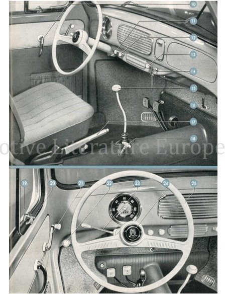 1955 VOLKSWAGEN BEETLE OWNERS MANUAL DUTCH