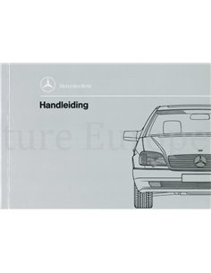 1992 MERCEDES BENZ 500 / 600 SEC INSTRUCTIEBOEKJE NEDERLANDS