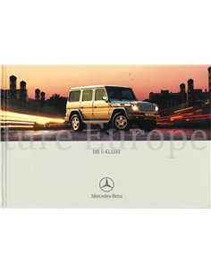 2000 MERCEDES BENZ G KLASSE BROCHURE HARDCOVER DUITS