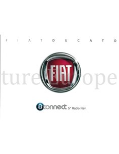 2014 FIAT DUCATO UCONNECT INSTRUCTIEBOEKJE NEDERLANDS