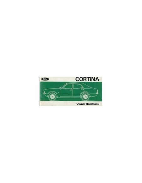 1974 FORD CORTINA INSTRUCTIEBOEKJE ENGELS