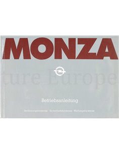 1978 OPEL MONZA OWNERS MANUAL GERMAN