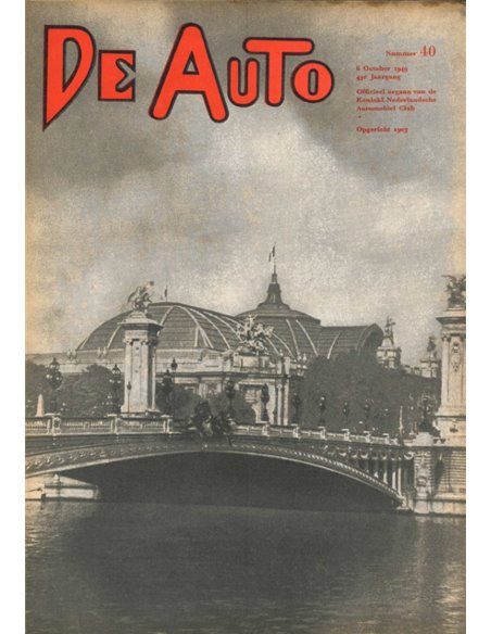 1949 DE AUTO MAGAZIN 40 NIEDERLÄNDISCH