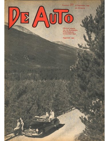 1949 DE AUTO MAGAZIN 39 NIEDERLÄNDISCH