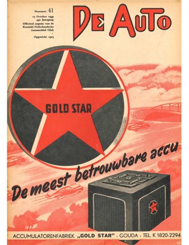 1949 DE AUTO MAGAZINE 41 NEDERLANDS