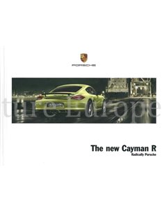 2011 PORSCHE CAYMAN R HARDCOVER PROSPEKT ENGLISCH