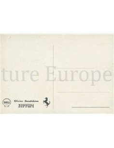 1958 FERRARI OLIVIER GENDEBIEN POSTCARD 2