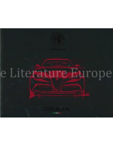 2020 ALFA ROMEO GIULIA 110TH ANNIVERSARY PROSPEKT ITALIENISCH