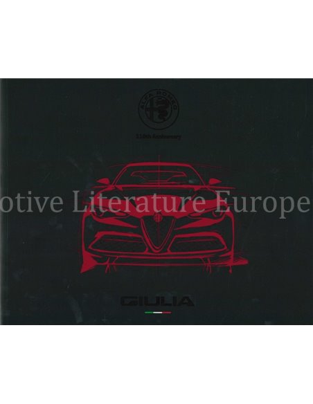 2020 ALFA ROMEO GIULIA 110TH ANNIVERSARY PROSPEKT ITALIENISCH