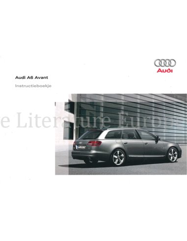 2009 AUDI A6 AVANT BETRIEBSANLEITUNG NIEDERLÄNDISCH