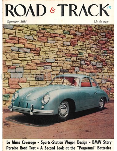 1954 ROAD AND TRACK MAGAZINE SEPTEMBER ENGLISCH
