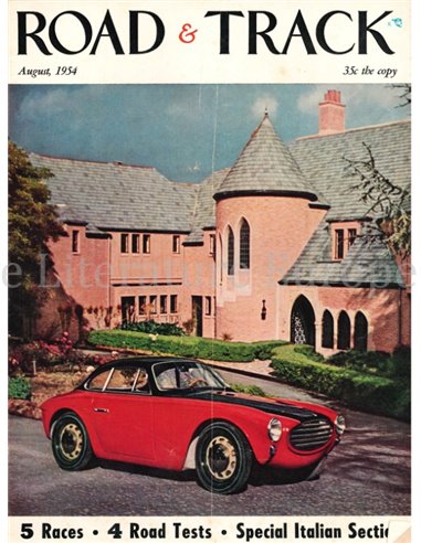 1954 ROAD AND TRACK MAGAZINE AUGUST ENGLISCH