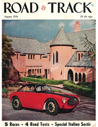 1954 ROAD AND TRACK MAGAZINE AUGUST ENGLISH