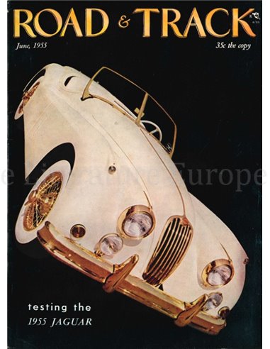 1955 ROAD AND TRACK MAGAZINE JUNI ENGELS