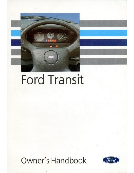 1991 FORD TRANSIT INSTRUCTIEBOEKJE ENGELS