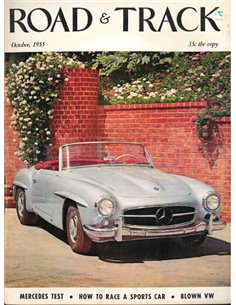 1955 ROAD AND TRACK MAGAZINE OKTOBER ENGELS