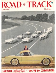 1954 ROAD AND TRACK MAGAZINE JUNI ENGELS