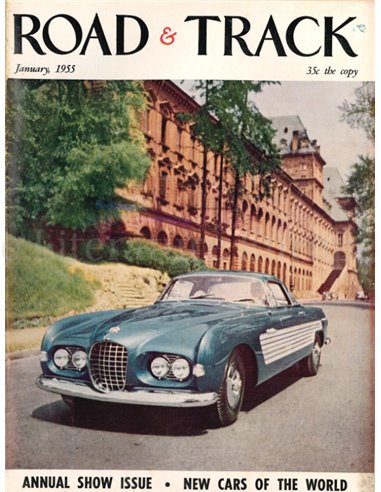 1955 ROAD AND TRACK MAGAZINE JANUARY ENGLISH