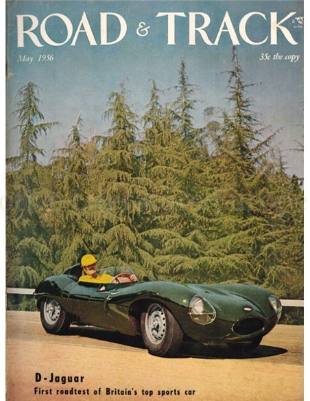 1956 ROAD AND TRACK MAGAZINE MAI ENGLISCH