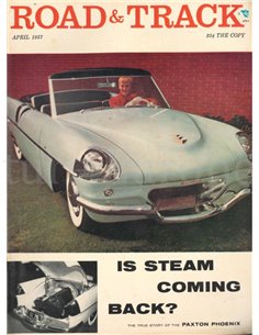 1957 ROAD AND TRACK MAGAZINE APRIL ENGLISCH